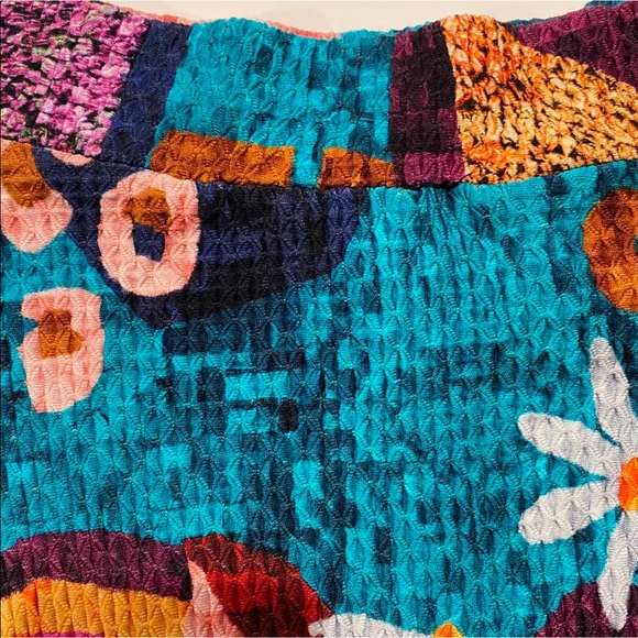 FARM for Anthropologie Floral Turquoise Maxi Skirt NEW! - Picture 9 of 11